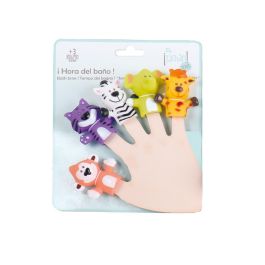 Tachan Set de 5 Marionetas de Baño de Goma | Animales de la Selva para Niños +3 años | Juego de Imaginación y Concentración Precio: 5.50000055. SKU: B15JM48AR4