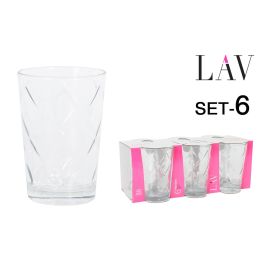 Lav Set de 6 Vasos para Agua Mevsim 205 cc - 6.8x6.8x10 cm (8 Cajas) Precio: 23.50000048. SKU: S2207672
