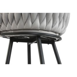 Taburete Home ESPRIT Negro Gris Metal 58 x 53 x 101 cm Taburete Home ESPRIT Negro Gris Metal 58 x 53 x 101 cm
