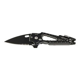 True Navaja Multiusos Smartknife TU6869 15 en 1 con 3 Destornilladores, Lima, Pelacables, Abrebotellas y Más