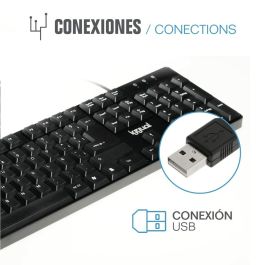 Teclado iggual CK-FRAMELESS-105T Negro Teclado iggual CK-FRAMELESS-105T Negro
