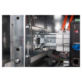 Digitus 4HE 19" Soporte para Carril DIN 4U Acero Galvanizado Plata