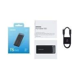 Disco Externo SSD Samsung Portable T5 EVO 8TB/ USB 3.2/ Negro