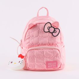 Mochila Casual Hello Kitty Rosa 21 x 26 x 16 cm