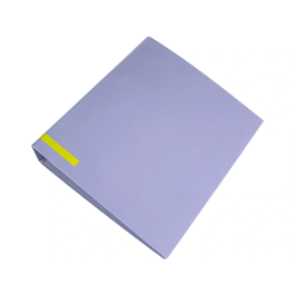 Liderpapel Archivador de Palanca Color System A4 Lavanda, Lomo 80 mm, Compresor Metálico, 2 Anillas