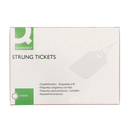 Q-connect Etiquetas Colgantes 28x43 mm Caja de 500 Unidades
