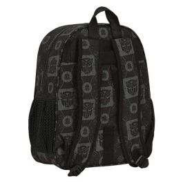 Mochila Escolar Transformers 32 x 38 x 12 cm Negro Mochila Escolar Transformers 32 x 38 x 12 cm Negro