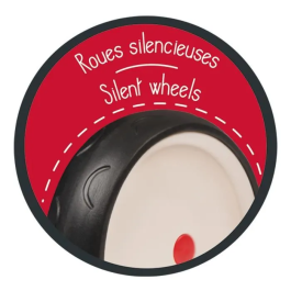 Smoby Correpasillos Rookie Rojo de Metal con Ruedas de Goma