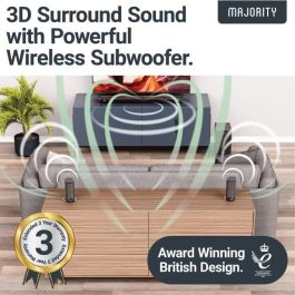 Majority MAJ1687955555448 Sistema de Sonido Envolvente Dolby Everest Majority MAJ1687955555448 Sistema de Sonido Envolvente Dolby Everest