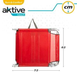 Tumbona plegable aluminio 3 posiciones modelo menorca textileno con asa 188x58x30/68cm Tumbona plegable aluminio 3 posiciones modelo menorca textileno con asa 188x58x30/68cm