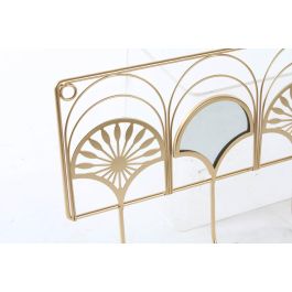 DKD Home Decor Perchero Pared Oriental Dorado 4 Unidades 5 x 20 x 47 cm Metal