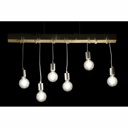 Lampara Techo Scandi DKD Home Decor Blanco Negro 7 x 160 x 100 cm (2 Unidades)