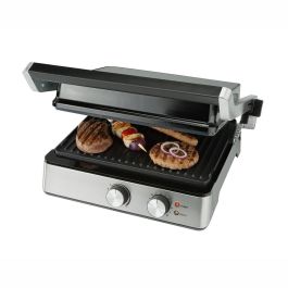 Bourgini Grill Classic Contact Grill Pure - Sandwichera, Panini Grill y Placa de Grill Doble con Revestimiento Cerámico sin PFAS, Termostato Manual y Temporizador Bourgini Grill Classic Contact Grill Pure - Sandwichera, Panini Grill y Placa de Grill Doble con Revestimiento Cerámico sin PFAS, Termostato Manual y Temporizador