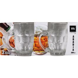 Set 2 Jarras Cerveza Abadía 300 cc - La Mediterranea (24 Cajas) Set 2 Jarras Cerveza Abadía 300 cc - La Mediterranea (24 Cajas)