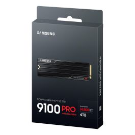 Samsung MZ-VAP4T0 990 PRO 4TB M.2 PCIe 5.0 NVMe SSD con Disipador - 14800 MB/s Lectura, 13400 MB/s Escritura - Para PC Gaming