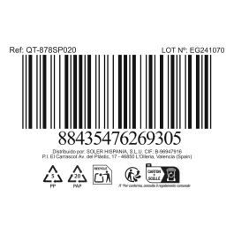 Quttin Sarten de Aluminio Forjado Induccion Full Spiral 20 cm