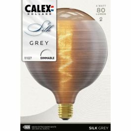 Calex CAL8712879157885 Bombilla LED E27 G125 Filamento Espiral 4W 80 lm 1800K Gris