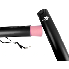 Liderpapel Portaplanos Plástico Diámetro 6 cm Extensible hasta 80 cm Negro