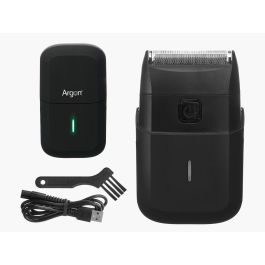 Argon Rasuradora Negra 600mAh USB, 10x5x6.3 cm (Set de 12)