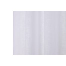DKD Home Decor Cortina Urban Blanco Poliester Bordada 260 x 260 x 140 cm Colección Plain23