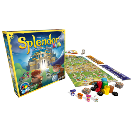 Space Cow SCOSPK0101ES Splendor Kids - Juego de Mesa de Estrategia para 2-4 Jugadores, Edad 6+, 25 Minutos