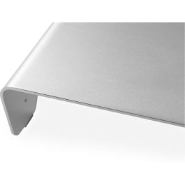 Digitus Elevador de Monitor de Aluminio hasta 10kg, Soporte Notebook, Plata, 400x210x63mm