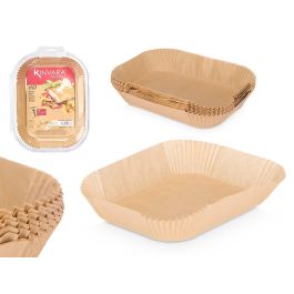 Set 50 Moldes Papel para Freidora de Aire Kinvara 22x30x14 cm - Marrón (24 Unidades) Precio: 37.50000056. SKU: B14H6ZMA4D