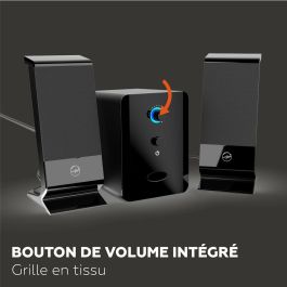 Mobility ML314006 Altavoz 2.1 - Negro - 2 altavoces - 5W de potencia