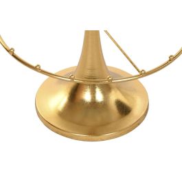 DKD Home Decor Árbol de Navidad Moderno Expositor de Metal Dorado, Ideal para Decoración Interior, 133 cm Alto x 40.5 cm Ancho x 40.5 cm Fondo