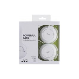 JVC Auriculares HA-S180-W Plegables Diadema Blancos 30mm Neodimio 10-22000Hz Alámbricos Jack 3.5mm