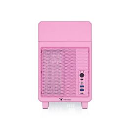 Thermaltake TR100 Mini Torre PC Rosa con Soporte para Ventiladores de 120/140mm y Radiadores de hasta 280mm