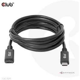 Club3D Cable USB 3.2 Tipo C Extensión 1m 5Gbps Macho/Hembra