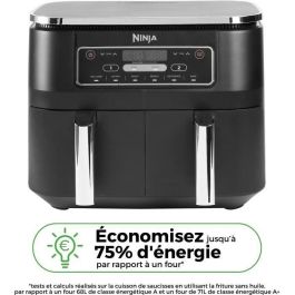 Freidora de Aire Ninja Foodi AF300EU 7.6L, 6 en 1 con Compartimento Doble, Max Crisp, Asar, Hornear, Deshidratar y Recalentar Freidora de Aire Ninja Foodi AF300EU 7.6L, 6 en 1 con Compartimento Doble, Max Crisp, Asar, Hornear, Deshidratar y Recalentar