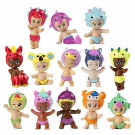 Bandai BAN3701405827793 Minifiguras coleccionables Bibi Chibis - Pack de 5 figuras Chibi, incluye 3 figuras misteriosas