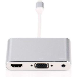 MicroConnect Lightning - HDMI / VGA / AUDIO, Silver Precio: 23.50000048. SKU: B1KKX6GEJC