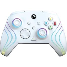 PDP PER0708056070250 Gamepad Afterglow Wave Con Cable Blanco Compatible con PC y Xbox