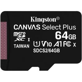 Kingston Canvas Select Plus microSDXC 64GB 100MB/s con Adaptador
