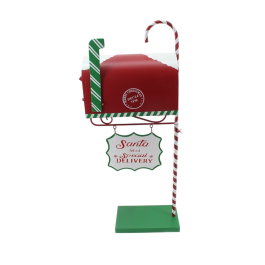 DKD Home Decor Buzón de Navidad Tradicional Metal Rojo Verde Blanco Desmontable 108x45x21 cm (2 Unidades) Precio: 100.79000041. SKU: B1C4M9FZ7M
