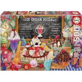 EDUCA EDU1748018717282 Puzzle Heladería 500 piezas, 48x34 cm, para mayores de 10 años Precio: 24.50000014. SKU: B15GYFG3CN