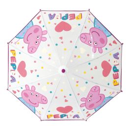 Paraguas manual 46 cm rosa oscuro peppa pig "having fun" 46xcm Paraguas manual 46 cm rosa oscuro peppa pig "having fun" 46xcm