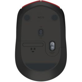 LOGITECH Raton m171 optico wireless rojo