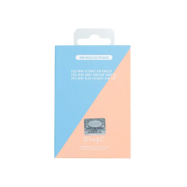 Mr. Wonderful - Altavoz Portátil Inalámbrico Mini, Diseño Margaritas, 80x60x80 mm, Sonido Potente y Claro, Conexión Bluetooth para Smartphone