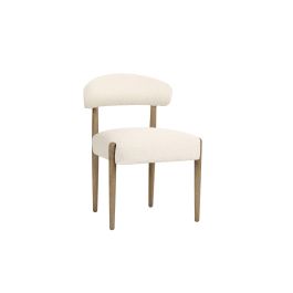DKD Home Decor 2c24 Silla Urban Tapizada Blanco de Fresno y Poliéster, Acabado Decapé (Pack 2 Unidades) 55.5x73x51 cm Precio: 289.49999958. SKU: B1HTCPQHT7