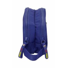 Safta Portatodo Doble FC Barcelona 1ª Equipación 25/26 - Estuche Escolar Oficial para Niños +3 Años, 21x8x6 cm