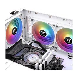 Thermaltake CT120 ARGB Sync Ventilador PC 120mm, 500-2000rpm, Iluminación LED ARGB, Blanco (2 Unidades)