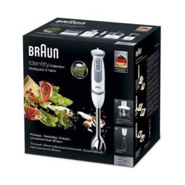 BATIDORA BRAUN MINIPIMER 5 VARIO MQ 5035 SAUCE BLANCA - 750W - 13500RPM - VASO - PICADORA 500ML - VARILLAS DE ACERO