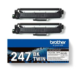 Brother Tn247Bktwin Pack de 2 Toners Negro Larga Duración - Ahorro
