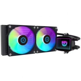Hiditec LQ240 Sistema de Refrigeración Líquida con 2 Ventiladores ARGB 120mm PWM Control FDB Base Cobre y Tubos Teflón Negro Precio: 94.89000048. SKU: B1CB5332JP
