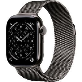 Apple MF8U4ZRA Watch Series 11 GPS + Cellular - 42 mm - Caja de titanio gris pizarra - Correa Milanese Loop gris pizarra Precio: 948.68999962. SKU: B13JX7GX3T