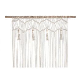 Decoracion Colgante Boho DKD Home Decor Blanco Natural 5 x 180 x 110 cm Decoracion Colgante Boho DKD Home Decor Blanco Natural 5 x 180 x 110 cm